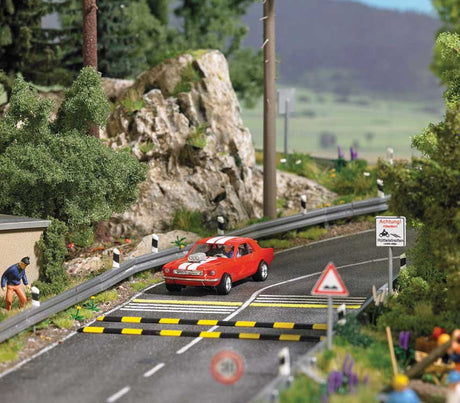 "Sleeping Policeman" Speed Bumps with Signs-3