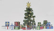 Christmas Gift Set with Tree