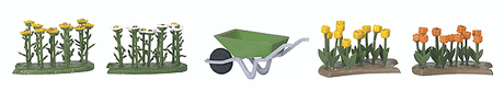 Tulips & Oxeye Daisies w/Wheelbarrow - Kit