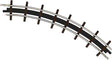 Feldbahn HOf 6.5mm (Z) Gauge Industrial Track -- Curve 4-1/2"  11.5cm Radius, 45 Degrees (8 Sections Needed for Circle) pkg(