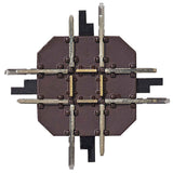 HOf 6.5mm (Z) Gauge Industrial Track90 Degree Crossing - Feldbahn-1