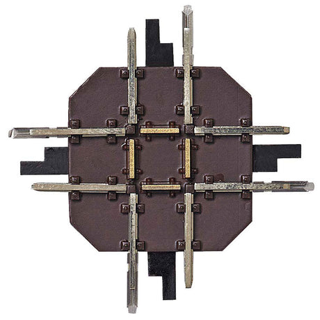 HOf 6.5mm (Z) Gauge Industrial Track90 Degree Crossing - Feldbahn-1