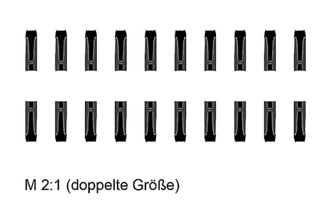 Insulated Rail Joiners - Feldbahn -- pkg(20)