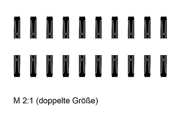 Insulated Rail Joiners - Feldbahn -- pkg(20)