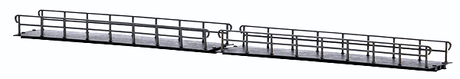 Feldbahn Industrial Railroad Bridge System Component - Kit (Plastic) -- Straight Bridge Section 5-1/4"  13.3cm pkg(2)