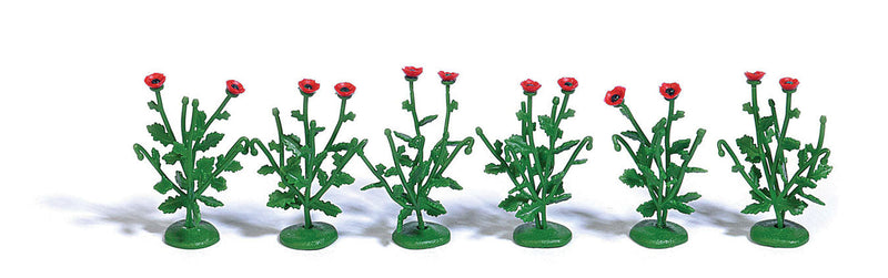 Poppy Plants - Assembled -- pkg(6)