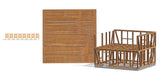 Half-Timbered House Under Construction -- Laser-Cut Kit - 3-3/8 x 2-13/16 x 2-3/8"  8.5 x 7.2 x 6cm-2