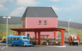 Bus Station -- Laser-Cut Kit - 7-1/2 x 2-1/8 x 2-1/16"  19 x 5.4 x 5.3cm-1