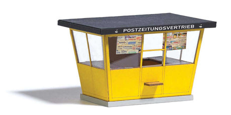 East German Kiosk -- Laser-Cut Kit - 1-15/16 x 1-3/8 x 1-3/16"  4.9 x 3.5 x 3cm-1