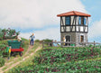 Vineyard Hut -- Laser-Cut Kit - 1-9/16 x 1-9/16 x 2-1/2"  4 x 4 x 6.4cm-1