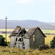 Dilapidated Barn -- 3-1/4 x 2-1/12 x 2-9/16"  8.3 x 5.3 x 6.5cm