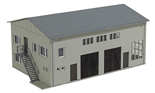 Concrete Garage - Kit -- 7-1/2 x 4-7/8 x 3-7/16"  19 x 12.4 x 8.7cm