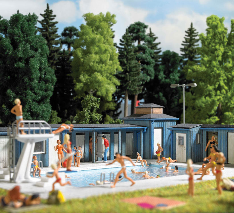 Open-Air Swimming Pool -- Kit - 9-13/16 x 7-11/16 x 1-13/16"  25 x 19.5 x 4.6cm-1