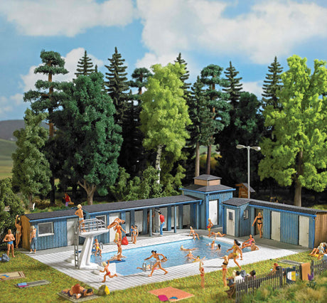 Open-Air Swimming Pool -- Kit - 9-13/16 x 7-11/16 x 1-13/16"  25 x 19.5 x 4.6cm-2