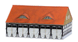 Schwenningen Firehouse Garage - Kit -- 7-1/2 x 4-7/8 x 3-13/16"  19 x 12.3 x 9.7cm