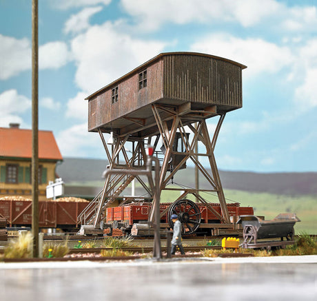 Gantry Crane w/Guideway -- Laser-Cut Wood & Card Kit-2