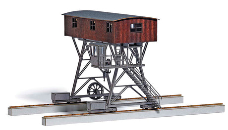 Gantry Crane w/Guideway -- Laser-Cut Wood & Card Kit-4