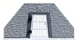 Mine Entrance For Miners -- 2-13/16 x 1-1/4"  7.2 x 3.2cm