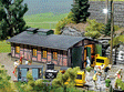 Locomotive Shed Kit w/Real Wood -- 13.0 x 8.5 x 5.5cm