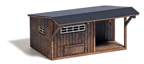 Pig Sty -- Laser-Cut Wood Kit - 2-7/16 x 2-1/16 x 1-1/4"  6.2 x 5.3 x 3.2cm-2