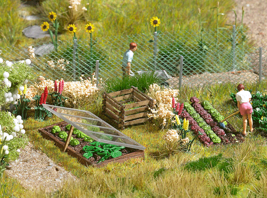 2 Wooden Raised Beds & Compost Bin -- Laser-Cut Wood Kit-1