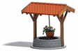 Covered Well w/Flowers -- Kit