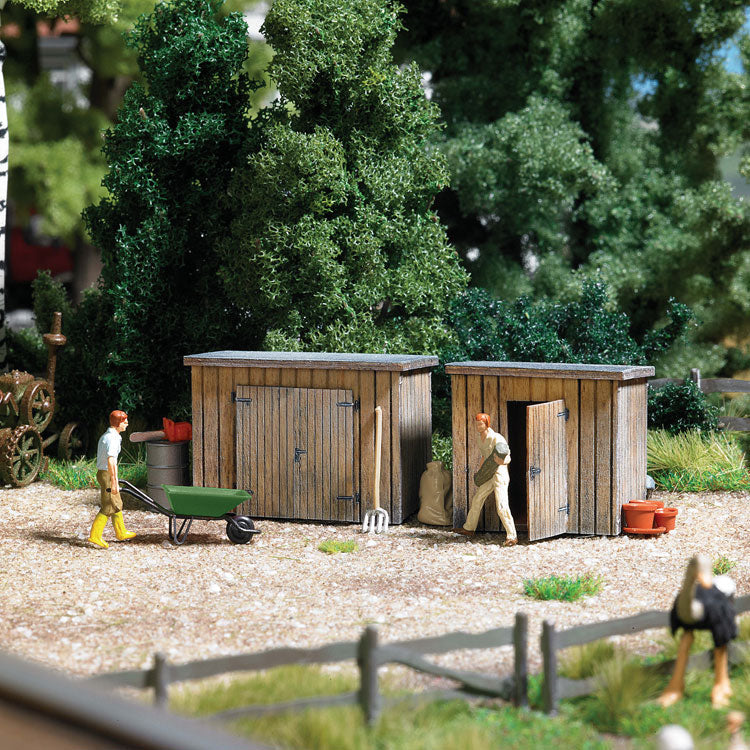 Wood Garden Shed & 2 Tool Sheds -- Laser-Cut Kits-3