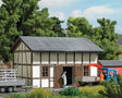 Half-Timber Storage Shed -- Laser-Cut Kit - 4 x 2-5/8 x 2-9/16"  10.2 x 6.7 x 6.6cm-1