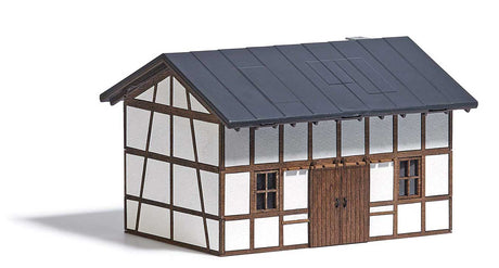 Half-Timber Storage Shed -- Laser-Cut Kit - 4 x 2-5/8 x 2-9/16"  10.2 x 6.7 x 6.6cm-2