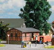 Half-Timber Freight House -- Laser-Cut Kit - 4-7/16  3 x 2-1/8"  11.3 x 7.6 x 5.4cm-1