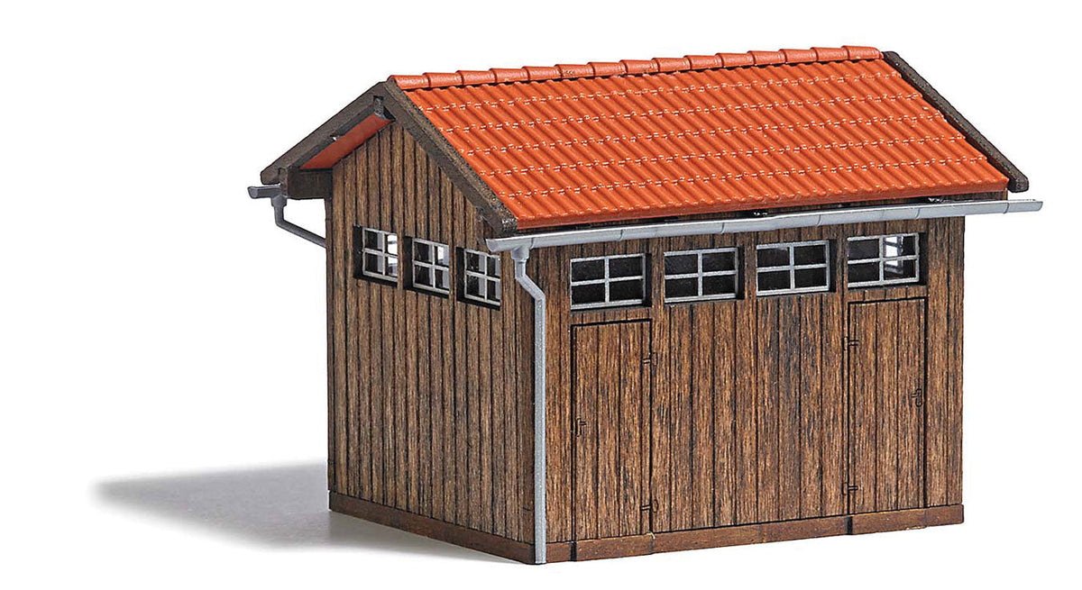 Wooden Restroom -- Kit - 2-3/8 x 2 x 1-3/4"  6 x 5 x 4.4cm-2