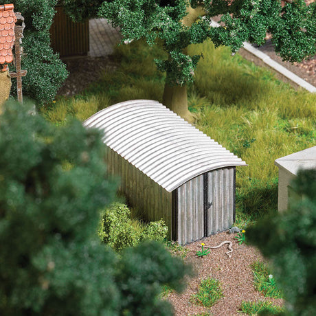 Corrugated Metal Garage -- Kit - 2-5/16 x 1-5/16 x 1-1/8"  5.9 x 3.4 x 2.9cm-1