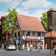 Buschheide, Germany, Half-Timber Pharmacy -- Laser-Cut Wood & Card Kit - 3-5/8 x 3-5/8 x 4-3/8"  9.1 x 9.3 x 11.1cm-1