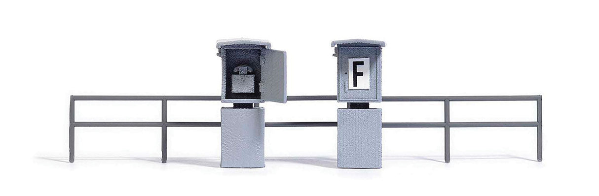 Metal Train Dispatcher Telephone Boxes -- pkg(2)-2