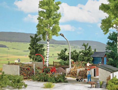 Green Waste Collection Point -- Kit - Base: 6-5/8 x 1-11/16"  16.8 x 11.9cm, Includes Fence, Details, Offic-1