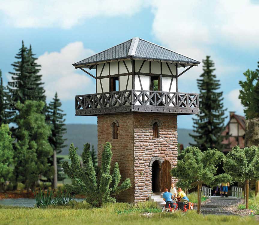 Limes Watchtower -- Laser-Cut Kit - 2-15/16 x 2-3/4 x 5-1/8"  7.5 x 7 x 13cm-2