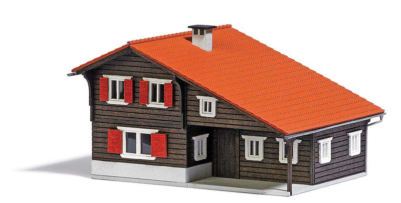 Train Gatekeeper's House -- Laser-Cut Kit - 4-11/16 x 3-11/16 x 2-7/8"  11.9 x 9.4 x 7.3cm-1