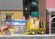 Train Station Mail Wagon with Cargo and Luggage - Action Set-1