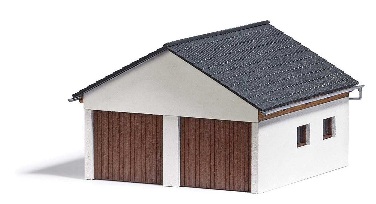 2-Car Garage -- Laser-Cut Kit - 3-5/16 x 3-5/16 x 2-3/16"  8.5 x 8.5 x 5.5cm-2