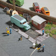 Truck Scalehouse with Scale -- Laser-Cut Kit-1