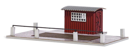 Truck Scalehouse with Scale -- Laser-Cut Kit-2