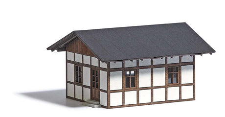 Half-Timber Gatekeeper's House -- Laser-Cut Kit - 4 x 3-3/8 x 2-1/4"  10.2 x 8.6 x 5.7cm-2