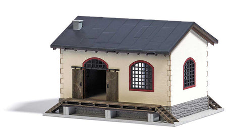 Small Freight Shed -- Laser-Cut Kit - 5-11/16 x 3-7/16 x 2-7/8"  14.4 x 8.8 x 7.4cm-2