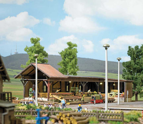 Sawmill -- Laser-Cut Wood Kit - 11-13/16 x 7-3/16 x 3-11/16"  30 x 18.2 x 9.4cm-1
