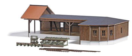 Sawmill -- Laser-Cut Wood Kit - 11-13/16 x 7-3/16 x 3-11/16"  30 x 18.2 x 9.4cm-2