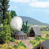 Charcoal Oven with Shelter -- Laser-Cut Wood Kit-1