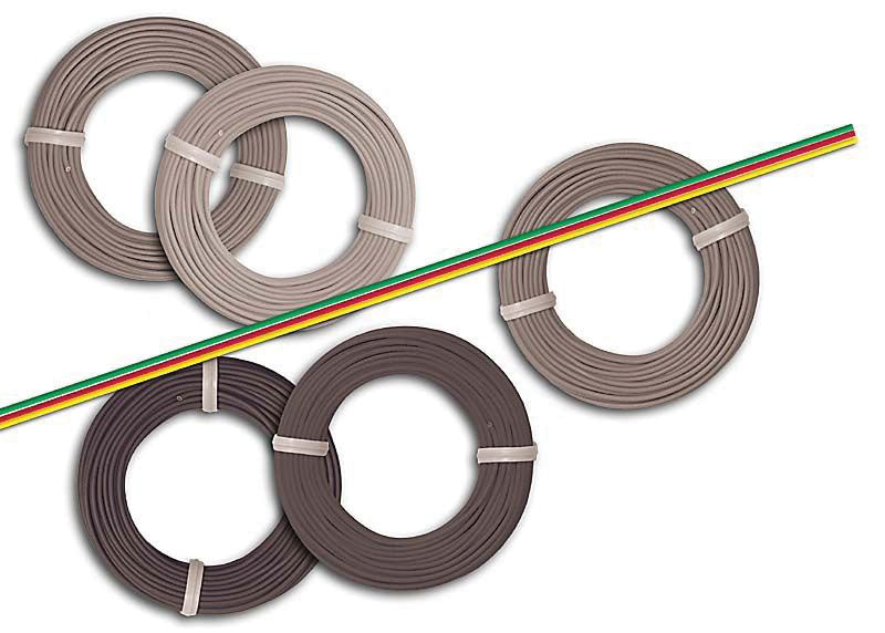 3-Conductor Cable -- Yellow, Red, Green, 16'5"  5m