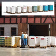 Wood Pallets & Boxes - Laser-Cut Wood Kit -- pkg(12)