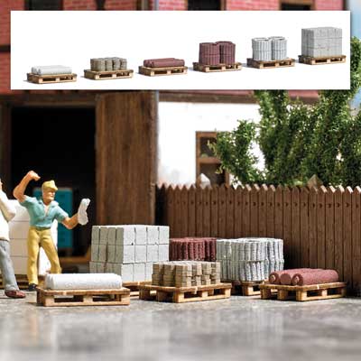 Wood Pallets & Building Materials - Laser-Cut Wood Kit -- pkg(6)