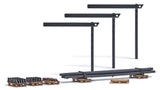 Pallets and Machine Parts - Laser-Cut Kit -- 6 Pallets, Metal T Beams, Rods, Gears-1